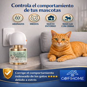 Megapack - Difusor de Feromonas Calmantes para Gatos - 2 Difusor + 6 recambios 48ml - Solución a Estrés Felino