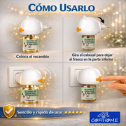 Difusor de Feromonas Calmantes para Gatos - 1 Difusor + 2 recambios 48ml - Solución a Estrés Felino
