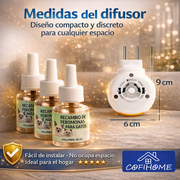 Difusor de Feromonas Calmantes para Gatos - 1 Difusor + 2 recambios 48ml - Solución a Estrés Felino